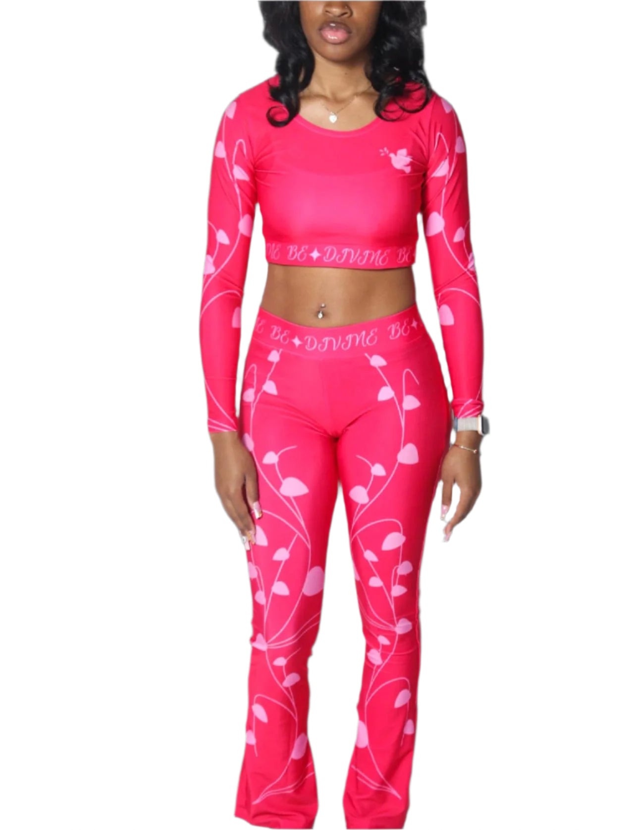 Women's Pink Tights Set